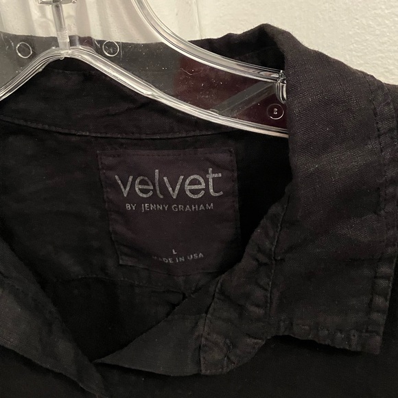 Velvet by Jenny Graham Mulholland Linen Shirt ❤️❤️❤️ - Picture 5 of 6